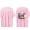 New One Piece Men's Women's T-shirt Tony Tony Chopper Japan Anime Punk Tee Summer Men's  and Women's Short Sleeves