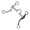 Rose Gold Plated Horse Snaffle Bit Stainless Steel Equestrian Equipment  Artificial Horse Farms
