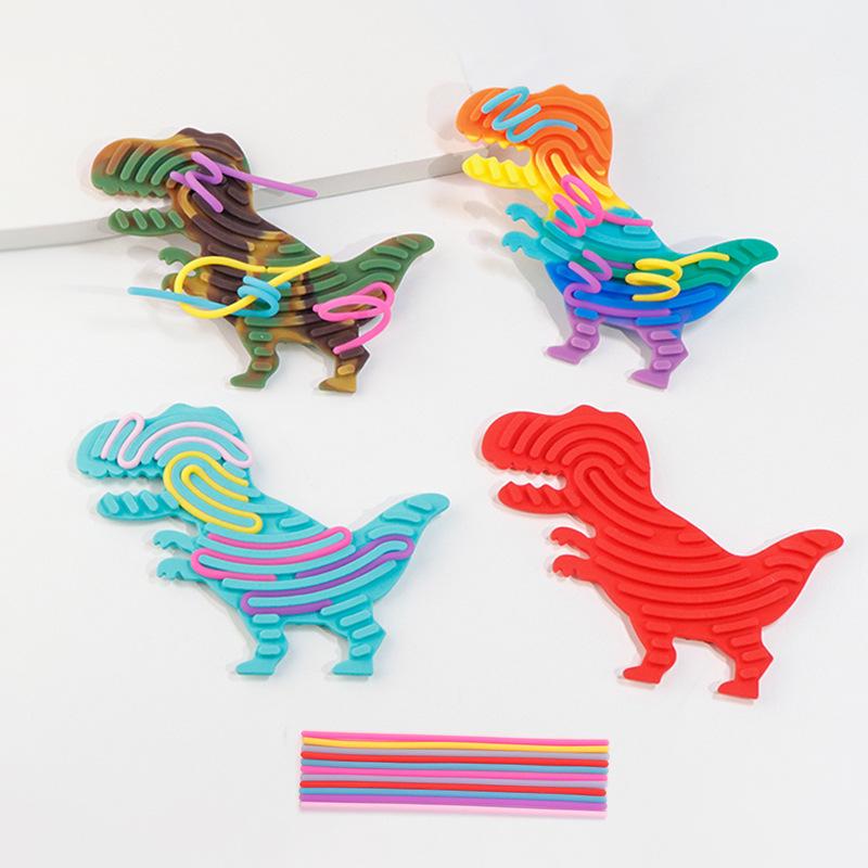Children's Early Education Educational Toys Silicone Sensory Decompression Board Portable Silicone Board Decompression Toy Press