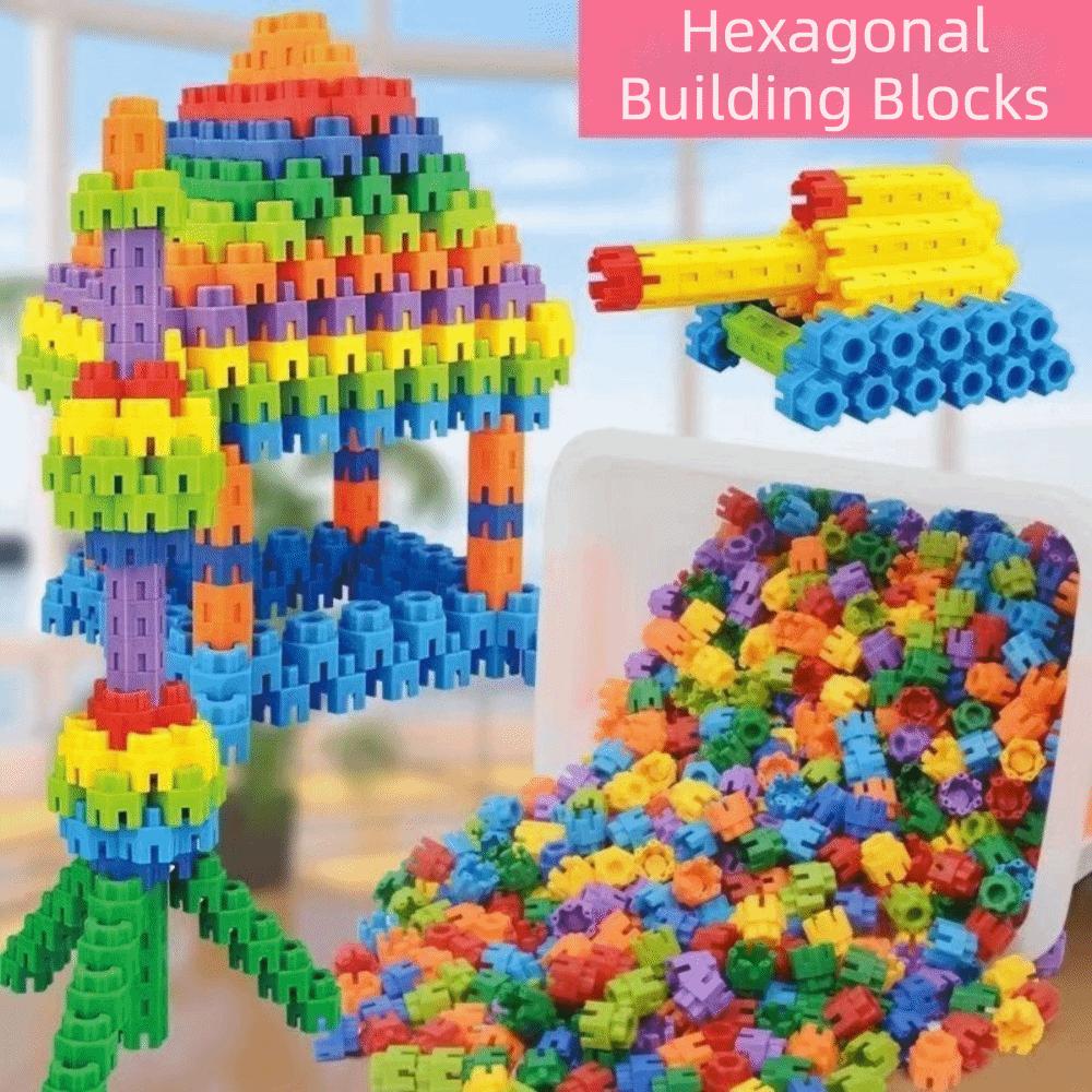 Splicing Building Blocks Colorful Large Particle Building Blocks Parent-child Interactive