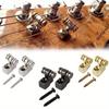 2pcs Electric Guitar Chrome Roller String Trees Retainer Mounting Tree Guide Silvery Black Golden 3 Colors