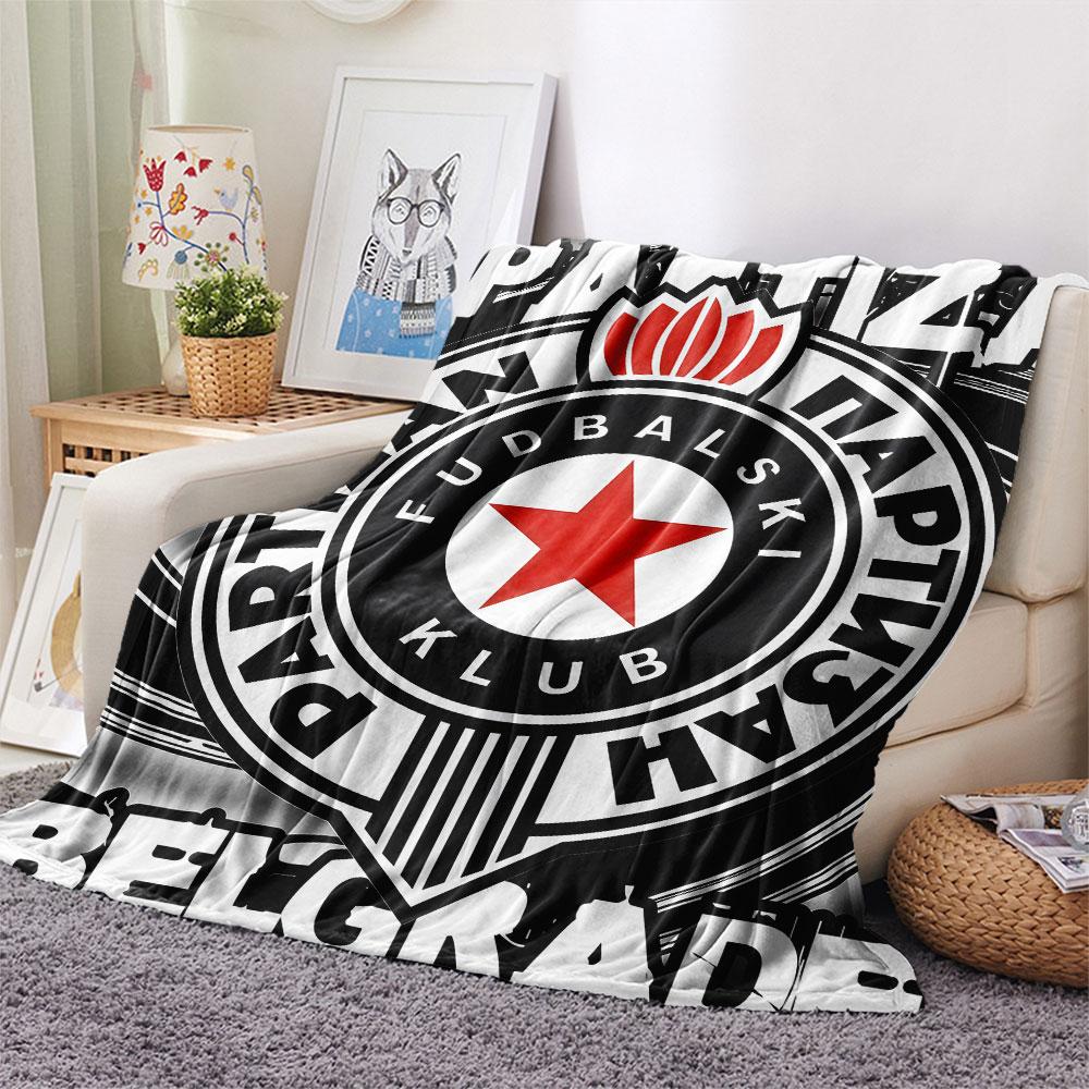 Poster Partizan Plaid in Flanella, Alta Qualità Confortevole per Tutte le Stagioni, Decorazione per la Casa, Calore e Comfort