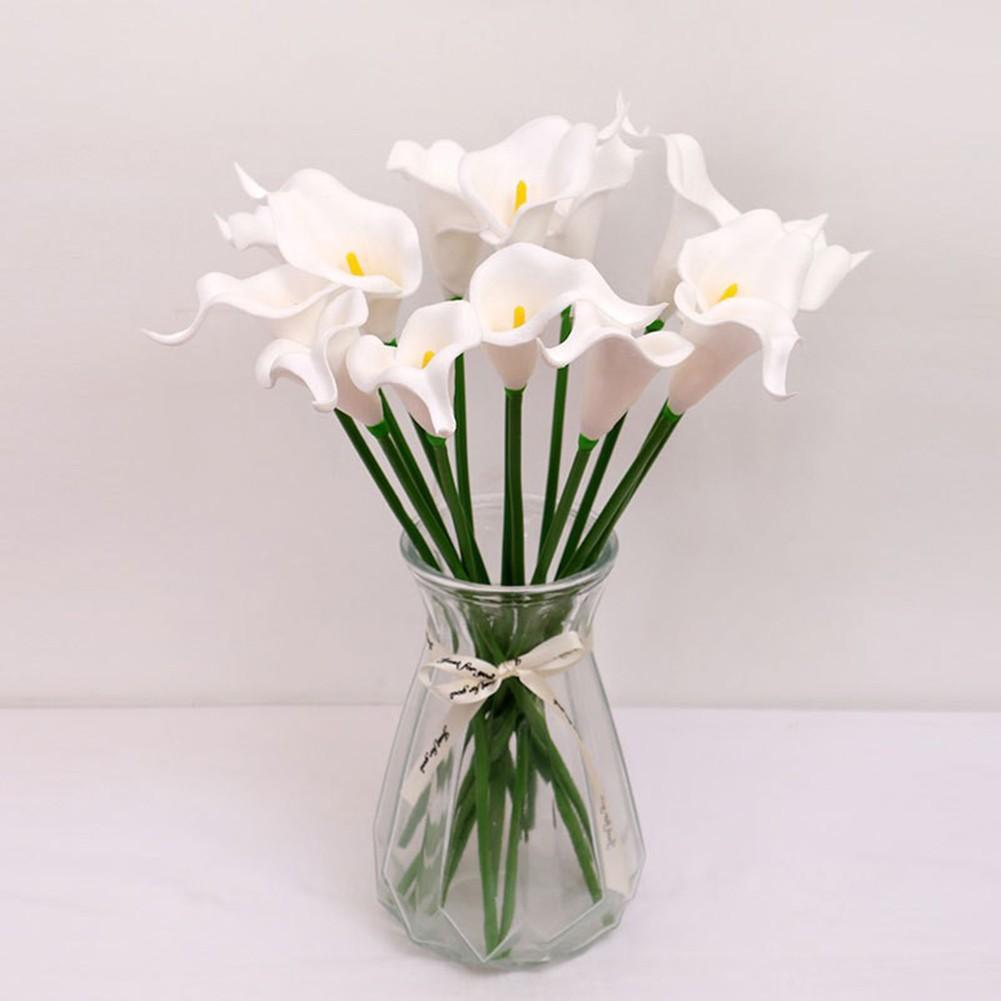 Real Touch Silk Calla Lily Bouquet Artificial Calla Lilies