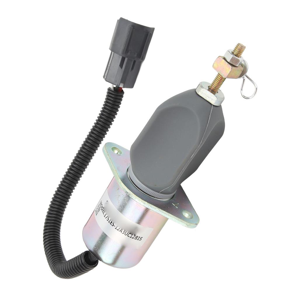 Fuel Shut Off Solenoid 1751ES‑12A3UC12B1S Engine Fuel Stop Solenoid for Marine Engines DC12V