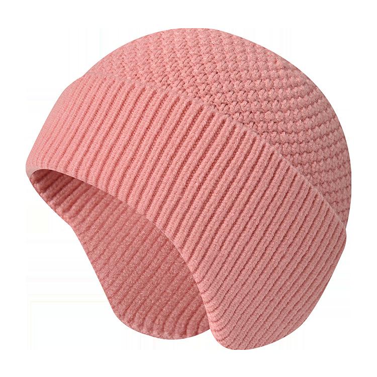 Thick Knit Wool Beanie: Winter Warm, Cold-Proof, Windproof, Ear Protection Hat for Men & Women