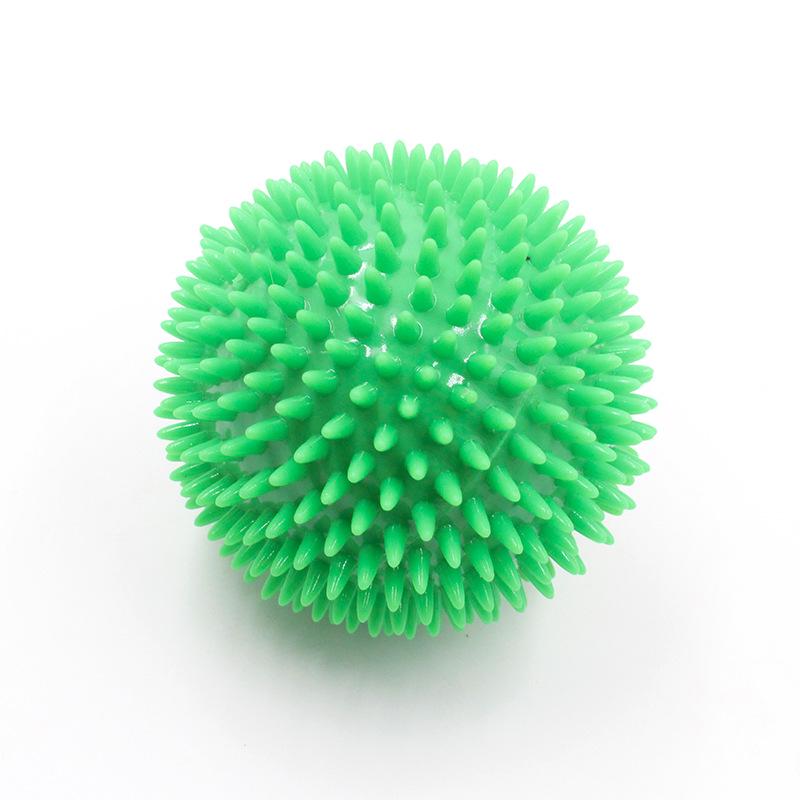 

Велика іграшка для жування для собак зі звуком - Прорізувач-кулька з шипами зелений