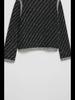 French Style Women's Knitted Suit: Single-Breasted Jacket + Short Skirt 