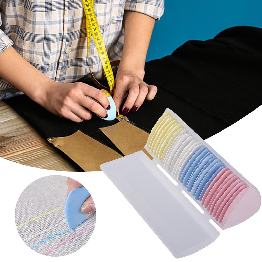 Tailors Chalk Fabric Erasable Marking Tool Triangle Shape Chalk Quilting Supplies sewing tools For Professional Tailors Designer