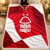 Flannel BlanketNottingham Forest Football Warm Soft Throw Blanket for Indoor Sofa Bed Living Room Use