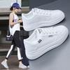 2025 Spring White Women's Lightweight Breathable Sneakers - All-match Casual Running Shoes QR06