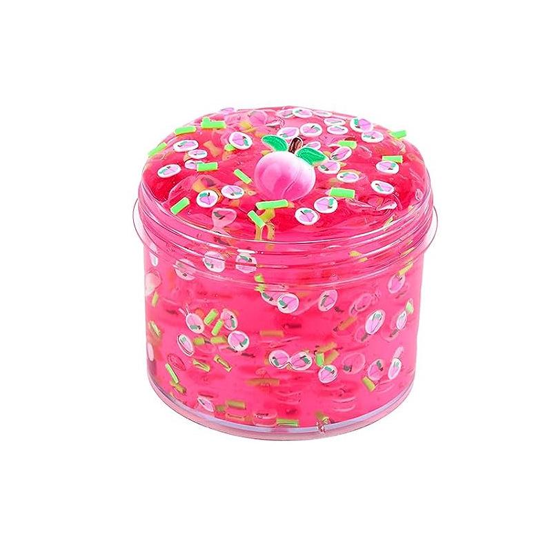 9-Piece Translucent Crystal Clay Slime Set - Ultra Soft, Glossy, and Crunchy Slime