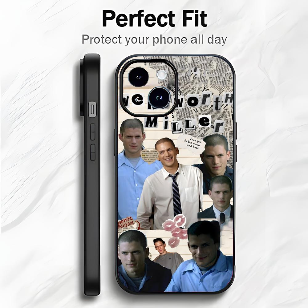 Talented American Actor W-Wentworth Miller Phone Case Phone Case Soft Packaging Lightweight For iPhone17 16 15 14 13ProMax