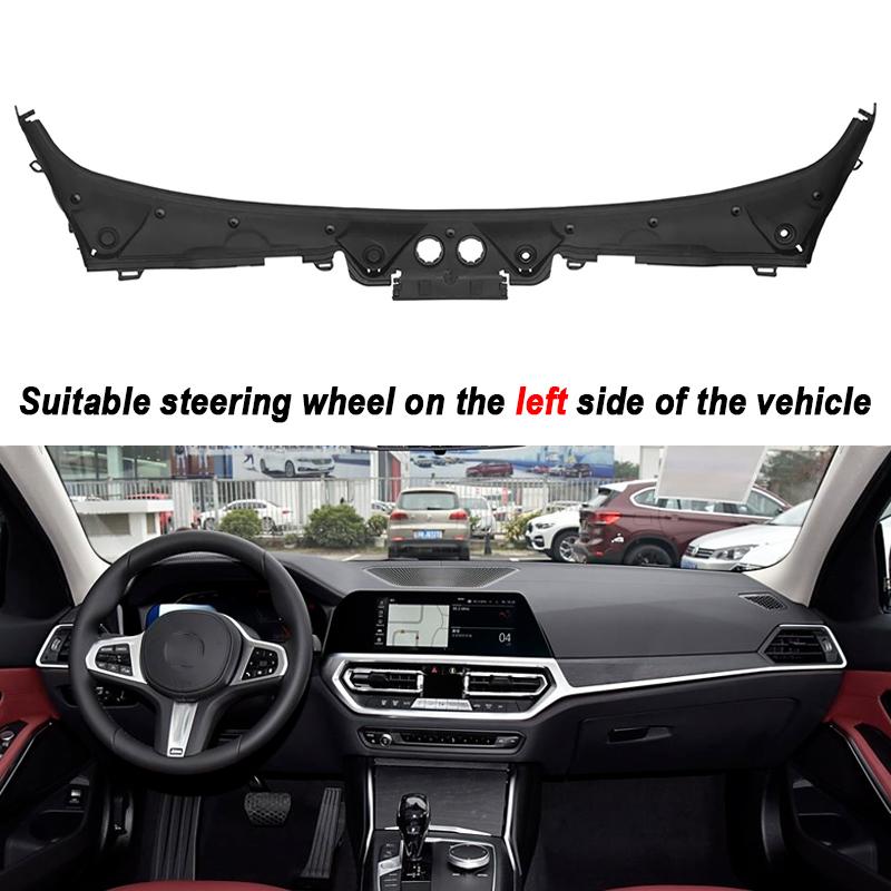 

for BMW 2012-2019 F30 F31 320i 328i 330i 335i 340i 328d 330e M3 M4 Windshield Wiper Cowl Cover LHD 51717258177 RHD 51717258178 Standard quality