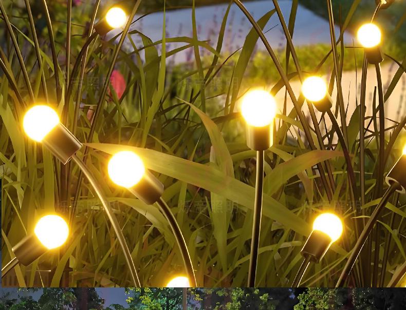 Firefly Solar Garden Lights: Waterproof Outdoor Villa and Lawn Decor