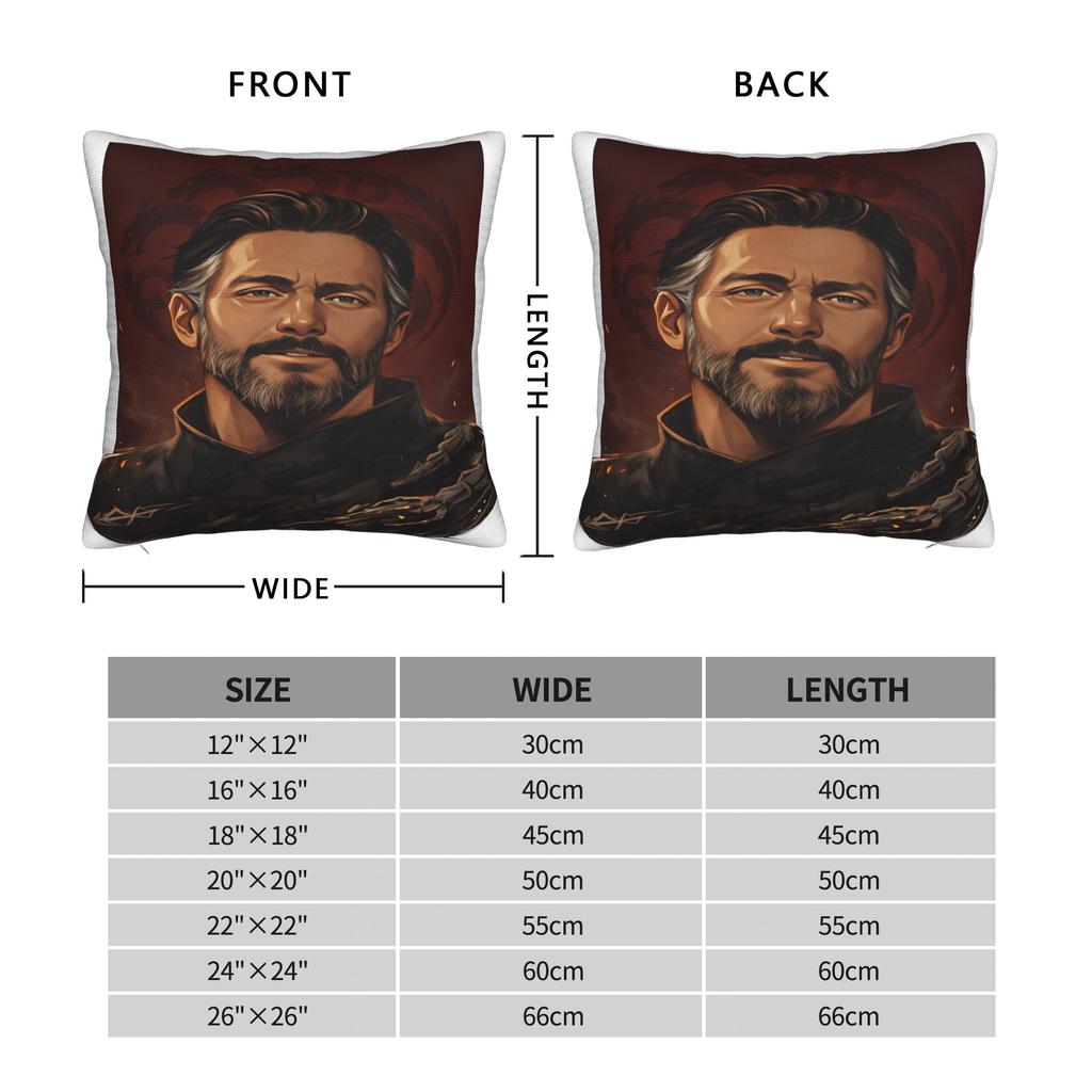 Baelor Targaryen Pillow Case Novelty Pillow Cover Design Pillowcases For Living Room Sofa
