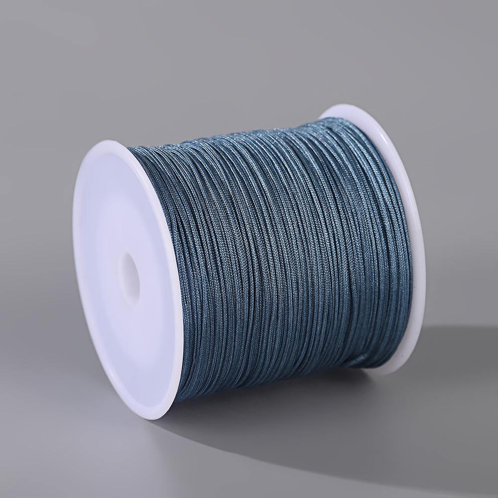 Handmade No. 72 Jade Thread - 0.8mm Wear-Resistant String for Jewelry Crafting, Hand Rope, Bracelets, DIY Necklaces, 50m