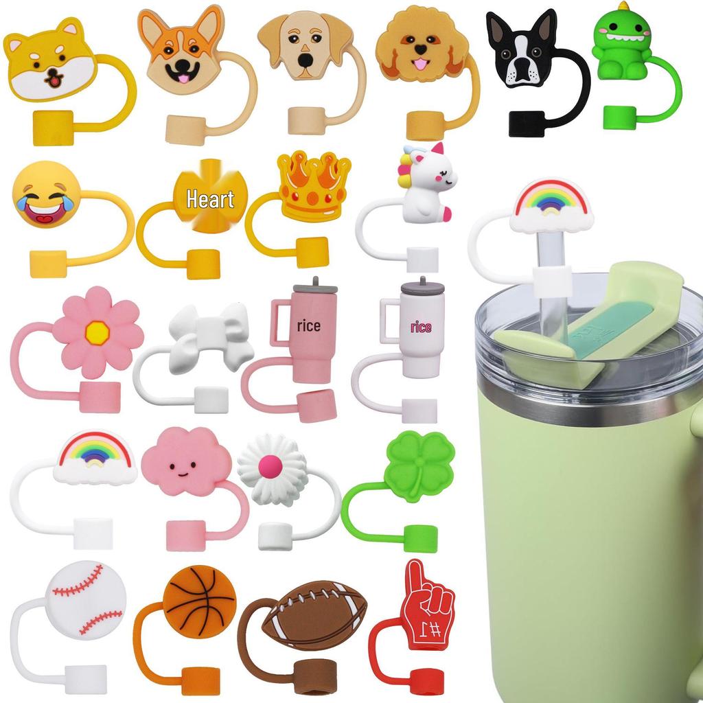 Cartoon Creative Straw Lid for Stanley IceFlow Tumbler - In Stock