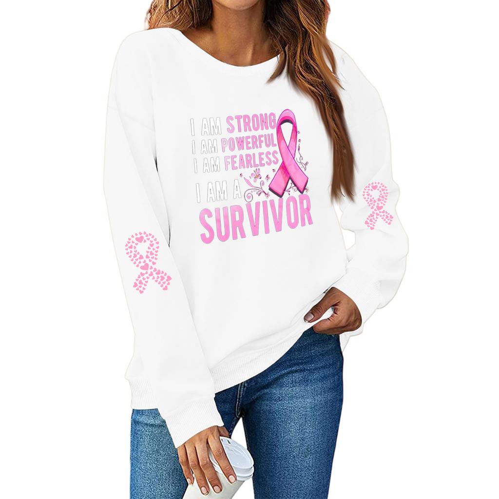 Brösttröjor för kvinnorBandbrösttröja Söt hundgrafik Långärmade toppar