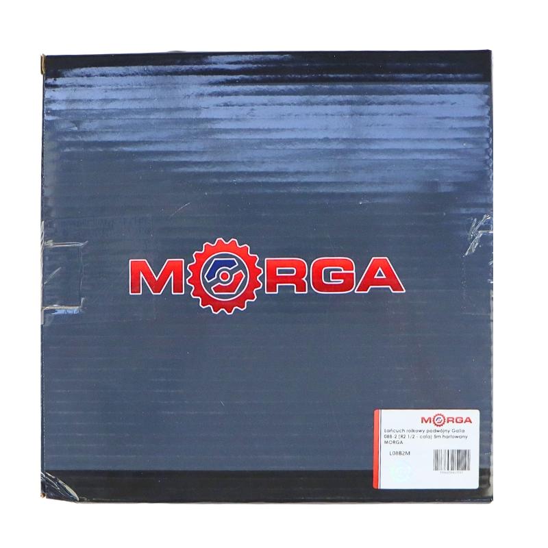 Galla 08B-2 (R2 1/2 - Inch) 5m Hardened Double Roller Chain MORGA