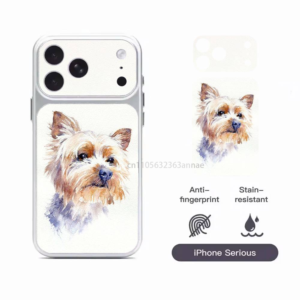 

Yorkshire terrier dog Protective Sticker for iPhone 17 Pro 17 ProMax Full Body Back Cover Decal Skin iPhone17promax