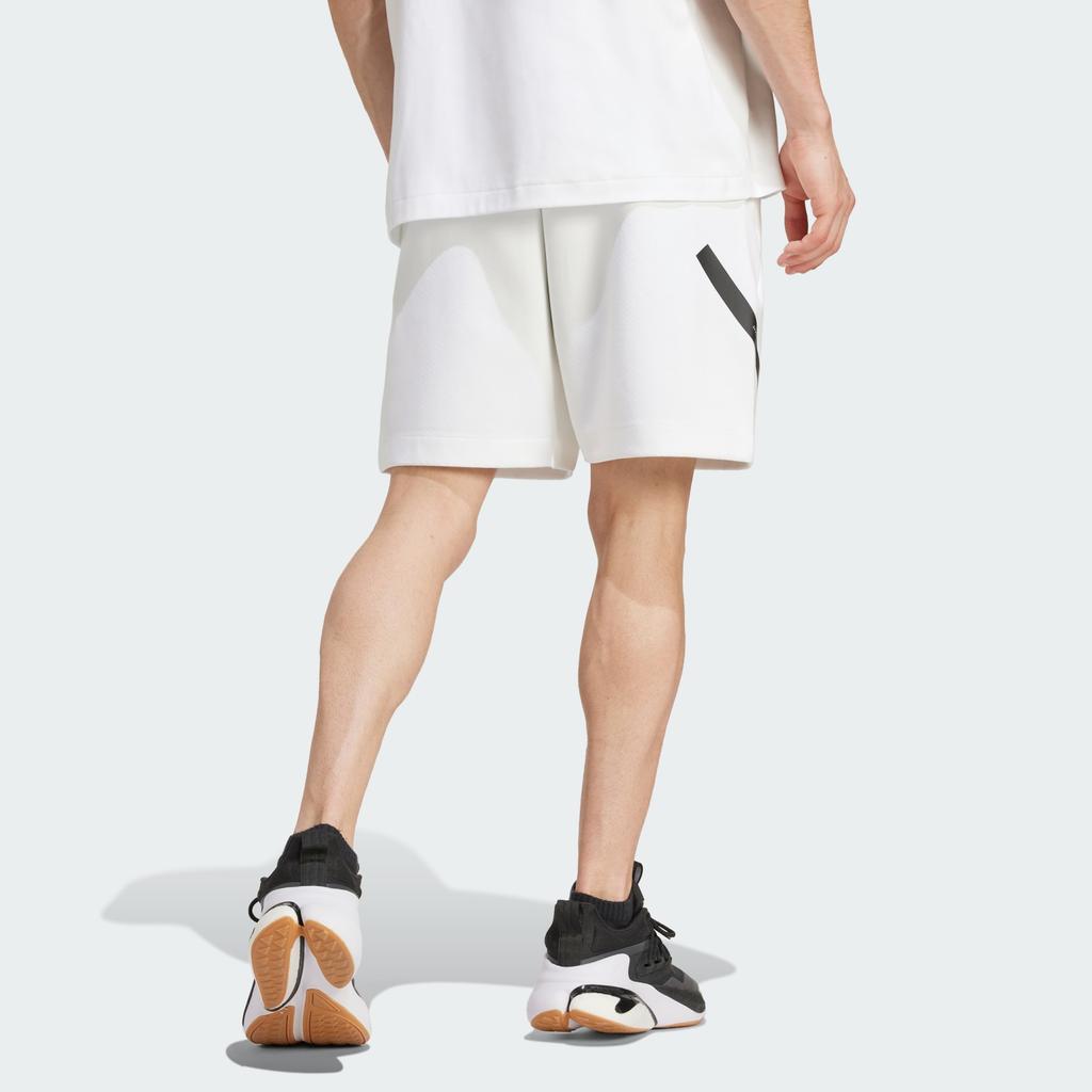 Adidas Z.N.E. FW24 Color Block Logo Comfortable Versatile Mid Waist Shorts Men Shorts White JJ4893