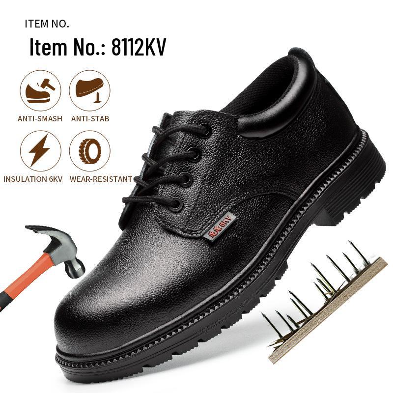 Men s 10KV Insulated Winter Safety Shoes: Anti-Smash, Anti-Puncture, Wear-Resistant, Comfortable for Long Standing