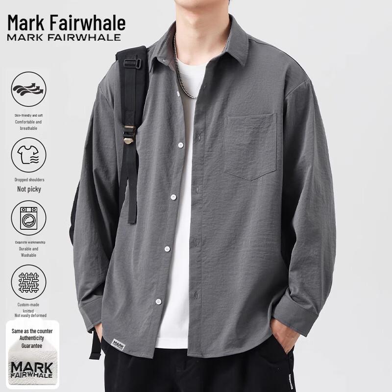 Mark Fairwhale Men's Long-Sleeve Casual Shirt
