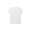 Fila Colorful Letter Print Short Sleeve T-Shirt Women Tops White F11W028112FWT