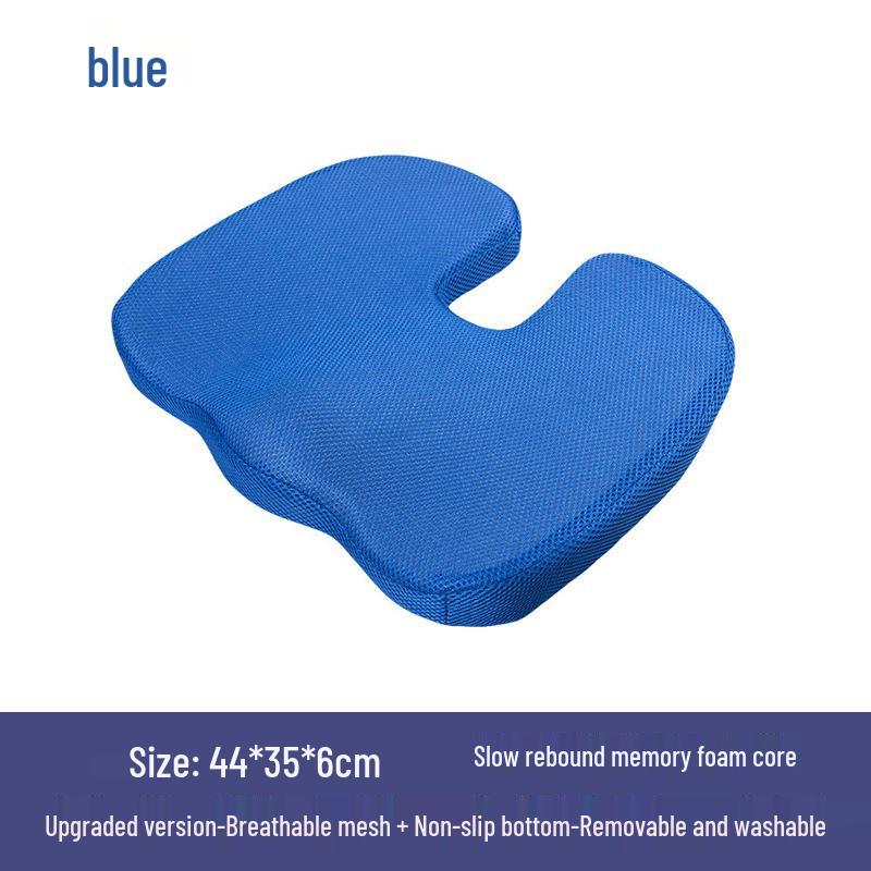 Thickened Memory Foam Seat Cushion for Long Sitting – Ideal for Students, Office Chairs, Dining Chairs, and Hip Protection.