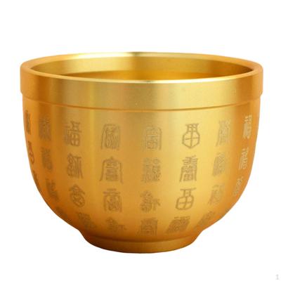 MIT Brass Fengshui Bowl Feng Shui Wealth Luck Chinese Traditional Treasure for Good