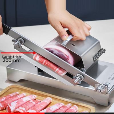 ZISIZ Household Stainless Steel Frozen Meat Slicer