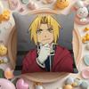 F-ULLMETAL Anime A-ALCHEMIST Cushion Cover Home & Car Multi-Scene Pillow Cover - Reversible, Soft & Durable for Daily Use