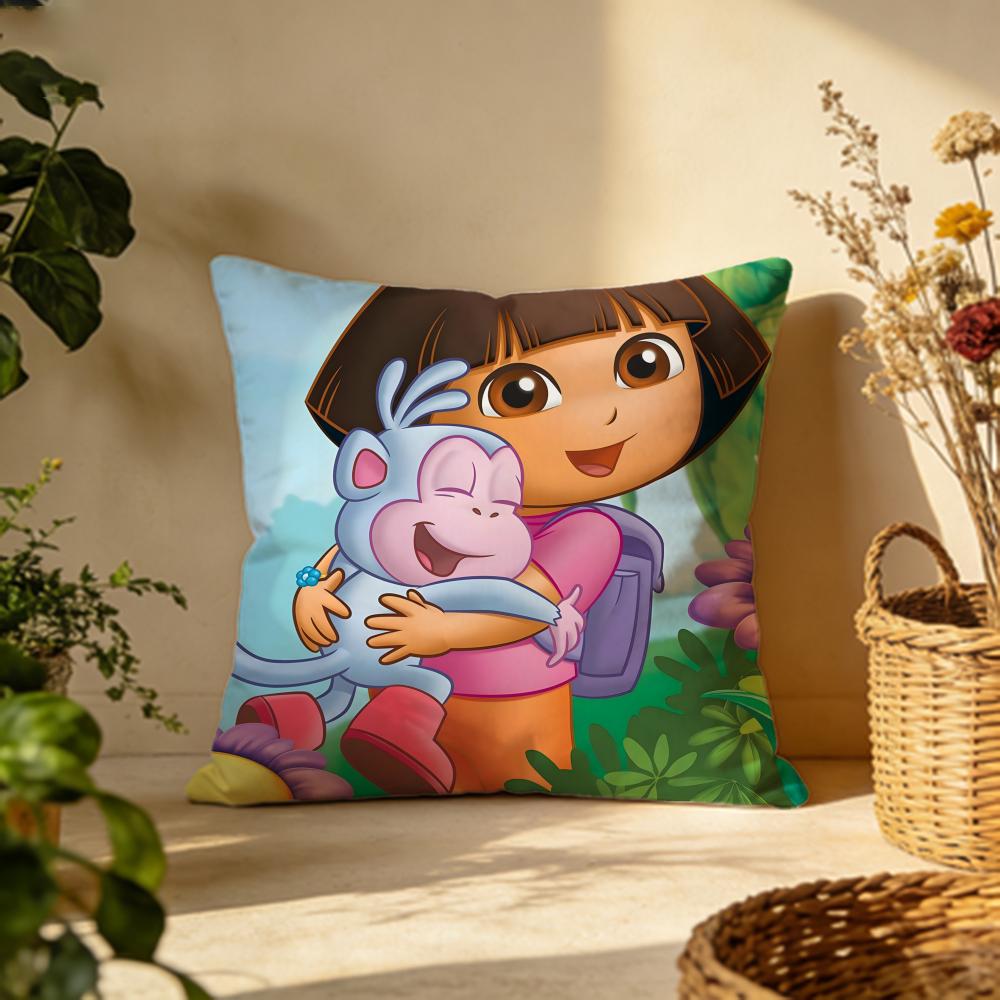 Popular DDora the Explorerable Cushion Cover Versatile DoubleSided Pillow Case Fit for Sofa Bed Car  Daily Decor