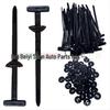 Multifunctional Push Pin Fastener Cable Tie for Engine, Fender, Mudguard, and Trunk Panels
