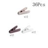 36Pcs Multi-Purpose Clothes Pins 3 Colors Hanger Clips Clothes Clips  Hanging Rack Clothesline