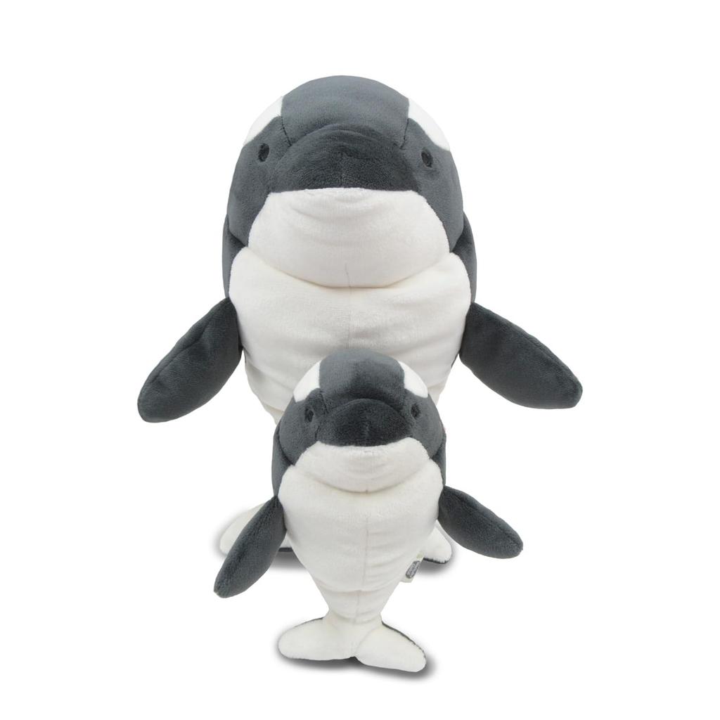Morisaka Global Mochi Shachi Medium 12 x 15 x 20cm Killer Whale Plush Soft to the Cute Mochi Toy, Aquarium, Relaxing, Touch, Animal, Series, MOSC-0230