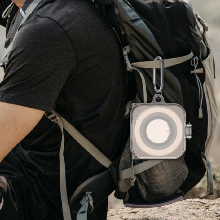 Flexible Case with Carabiner Protector Cover for Rings Charger Full Protections Case Scratchproof Shell