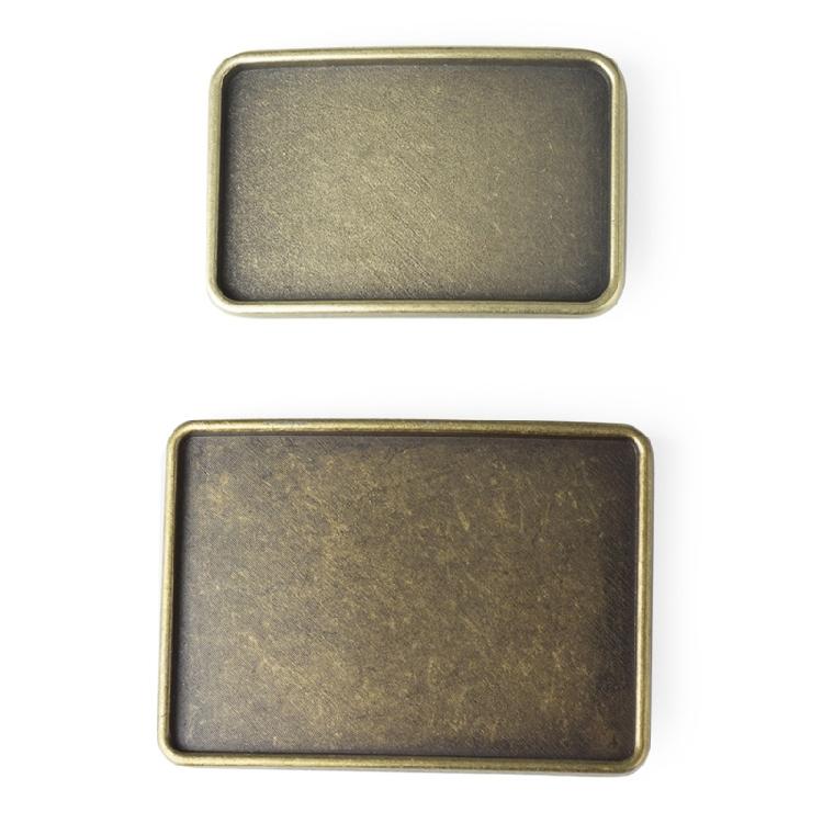 Hipsters Simple Metal Belt Buckle Western Blank Buckle for Ethnic Trendy Jeans DIY Accessories Replacement Metal