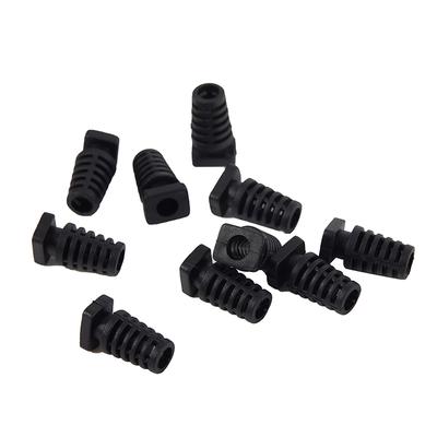 10 Stücke 4,1 Mm Kabelverschraubung Anschluss Gummi Zugentlastung Kabel Boot Protector Draht Kabel Hülse Für Power Tool Handy Ladegerät