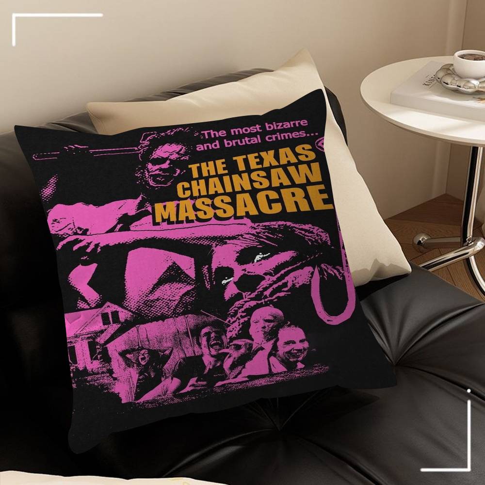

TTexas Chainsaw Massacre Movie Cushion Cover Pillowcase Upholstery Sofa Throw Pillow Home Decor Pillowcas 30x30 cm