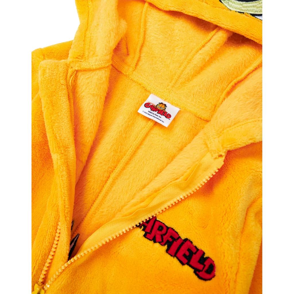 Garfield Unisex Adult Long-Sleeved All-In-One Nightwear