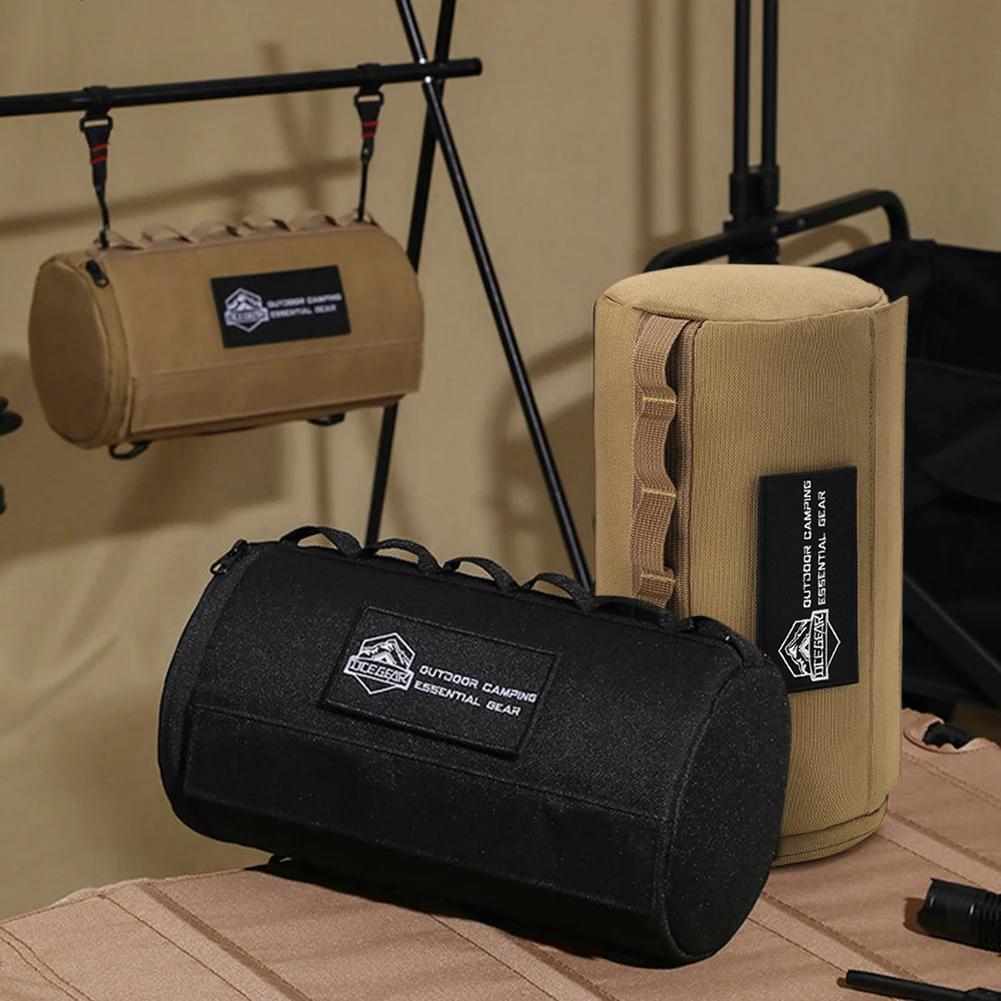 Outdoor Tissue Case Portable Roll Paper Storage Holder Polyester Waterproof Hanging Napkin Holder for Picnic Camping Hiking