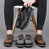 Men's Autumn Soft Leather Casual Shoes with Breathable Design and Flexible Sole