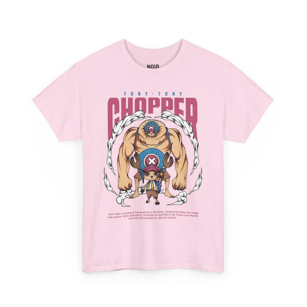 One Piece Tony Tony Chopper Pure Cotton Tshirt Men and Women Anime Style Fashion Comfortable Casual Short Sleeved Tshirt