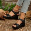 Roman Sandals For Women With Pu Upper And Rubber Sole Summer Footwear For Casual Outdoor Use