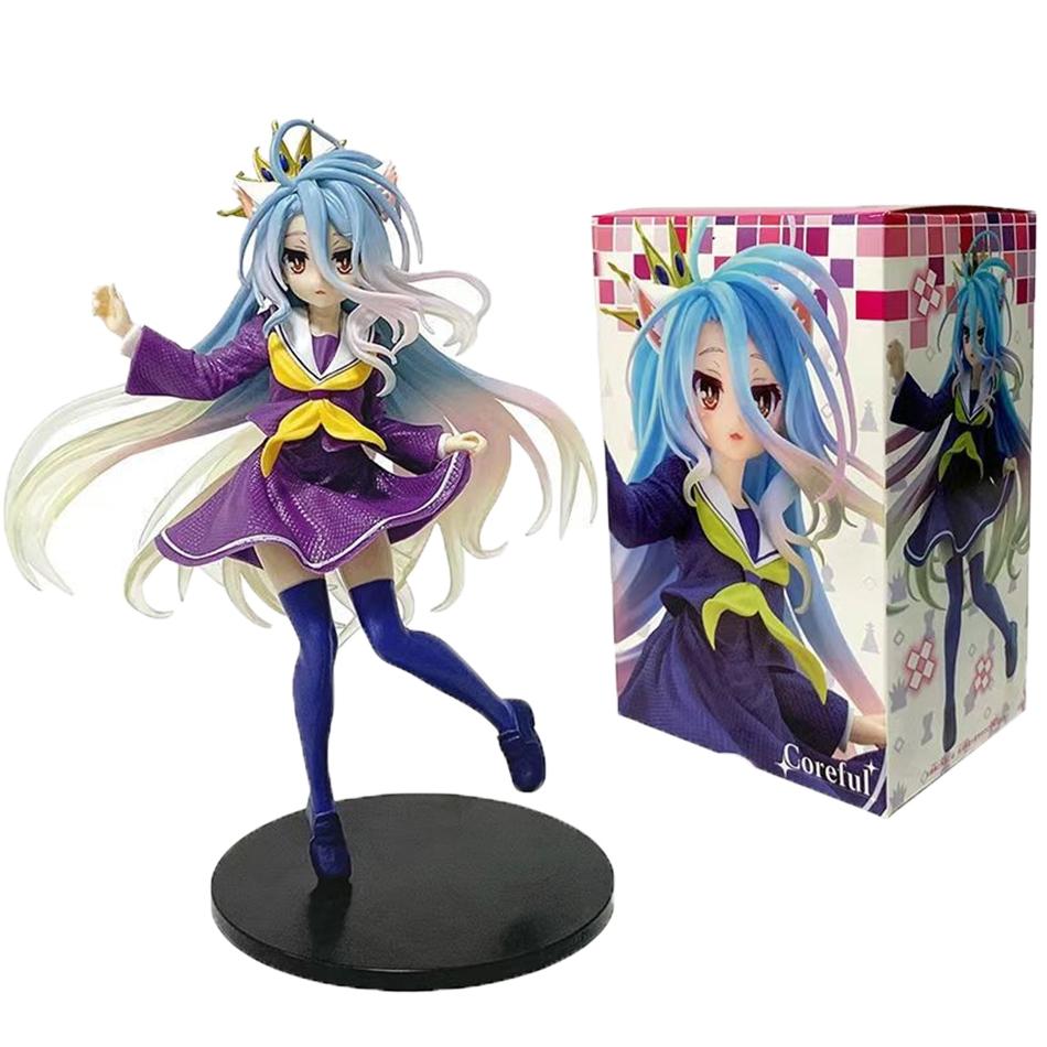 Gifts Toy PVC Anime NGNL No Game No Life White "Figure Anime Anime Action Figures Model Collection Ornament Anime Model Toy Gift