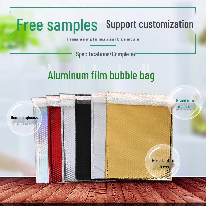 Colorful Thickened Shockproof Aluminum Foil Bubble Foam Bag