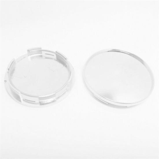 4Pcs/Set Universal Chrome Silver Car Wheel Center Hub Caps Covers No  Useful