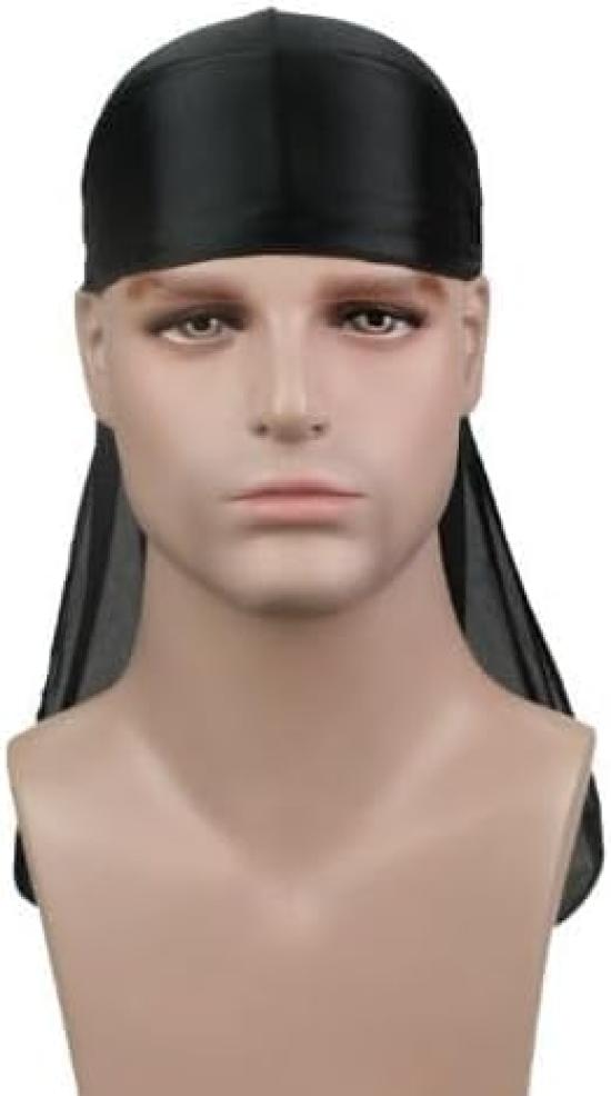 BERUKO Durag Hip Hop Bandana Dance Dancer Dance Lightweight white