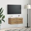 Wall Cabinet Artisan Oak 80 x 36.5 x 35 cm Particleboard